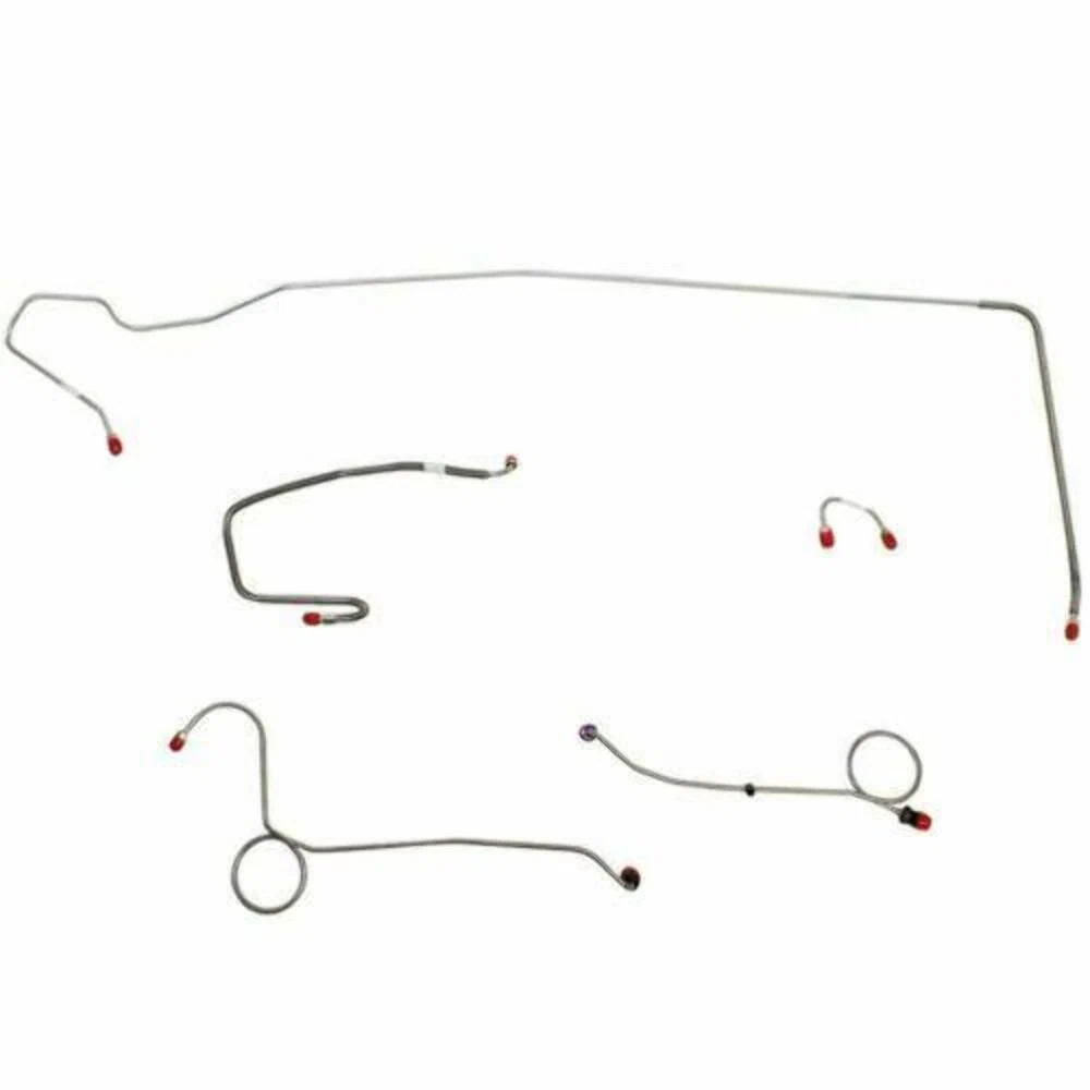 1971 Dodge Challenger Front Brake Line Kit Power Disc Brakes EKT7105OM